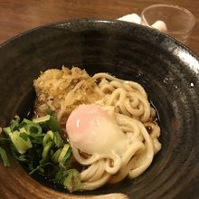 ぶっかけうどん温玉トッピング