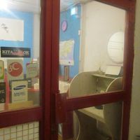 ２階客室入口の様子（私はドミですが、個室もあります）