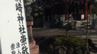 木場駅近くの神社