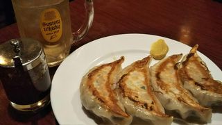 餃子が肉々しい～