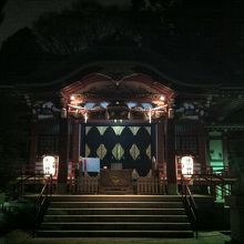 夜の中野氷川神社