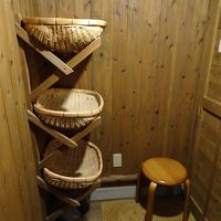 貸切温泉の脱衣所