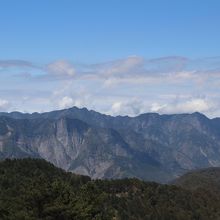 日月譚～阿里山の途中にある展望台からの眺め