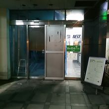 一階が工事中でした