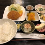 おかずの種類が多い定食