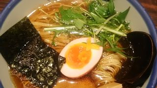 さっぱりした鶏ゆずラーメン