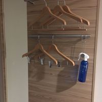 クローゼットはありませんが、こんな感じのコート掛けがありまし