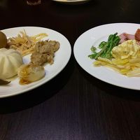 ビュッフェで二皿も