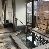 露天風呂と内風呂