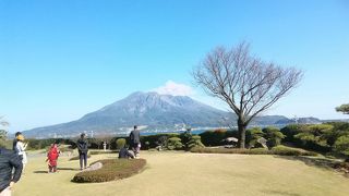 最高の景色の島津藩の別邸