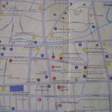 利用できる区域は、ダーウェー市内の幹線道路が主体となります。