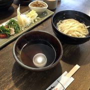 薬味が、とっても珍しいうどん。