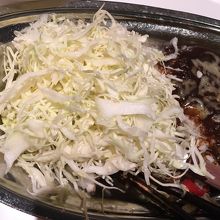 キャベツ山盛り