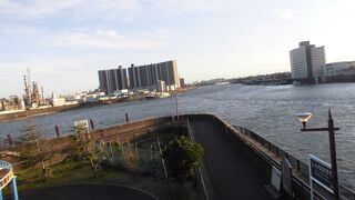 新中川との合流地点を見てきました