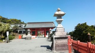 太平洋を望む絶景の神社