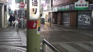 用がなければ夜は通りたくない