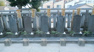 お墓が一同勢ぞろい・・