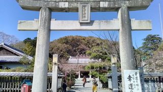 幸運が授かる「光雲神社（てるもじんじゃ）」に桜咲く季節に訪れました。