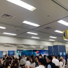 マリンダイビングフェア参加の方は水族館の割引があります。