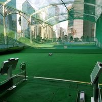 スポーツクラブのゴルフレンジ