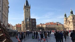 プラハの観光の中心