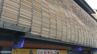 落ち着いたよい美術館