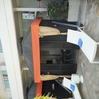 カバーナ　プールサイドです