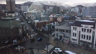 目印がある交差点