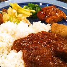 ビュッフェのカレー