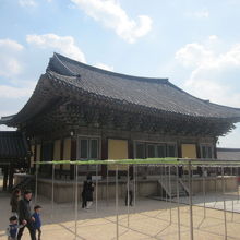 ”裏大雄殿”の閑静な佇まいの様子