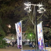 西武ライオンズのナイター後の風景