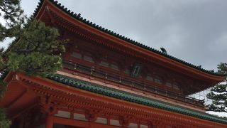 正面の立派な門