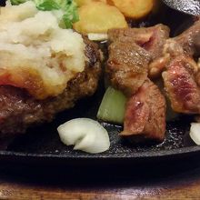 みすじステーキ＆タルタルハンバーグ