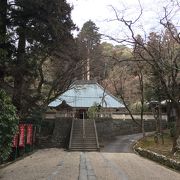 紅葉で有名な香嵐渓にあるお寺