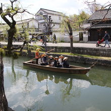 観光遊覧の川舟