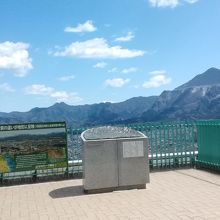 展望台から武甲山を望む