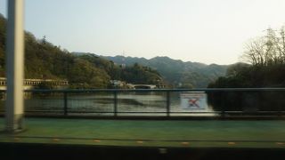 相模湖のビューポイントの一つ