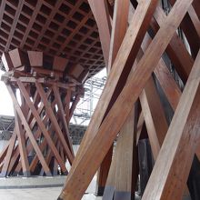 柱は思ったほど太くはない