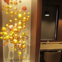 入ってすぐの装飾