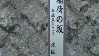 王子稲荷の坂は、王子稲荷神社の南側の坂で、王子稲荷神社への参拝者が利用していました。