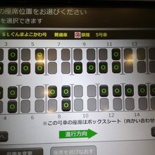 信越本線の客車列車を始め ボックスシートのシートマップによる指定が指定席券売機で可能となりました By Oe 343 Jr信越本線のクチコミ フォートラベル