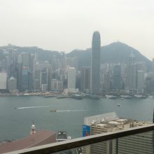 バルコニーから見たビクトリア湾