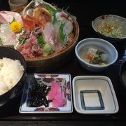日本海刺身定食