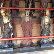 五百羅漢像は全て表情が違います