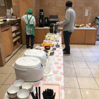 朝食が結構充実でした。