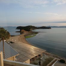 泊った部屋から一望できてラッキー