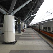 台北から台南は新幹線