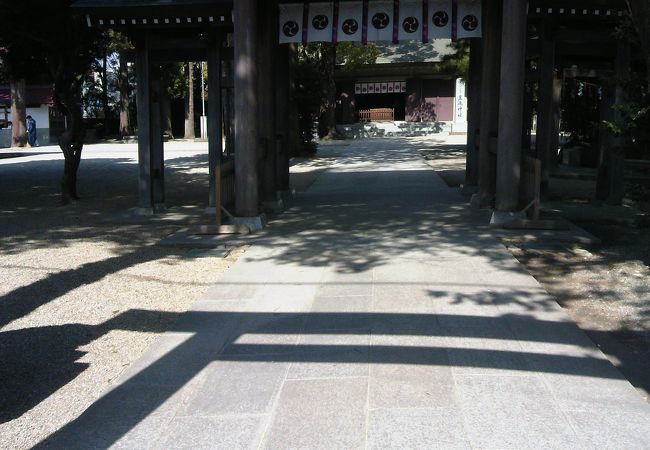 お祓いしてた黒磯神社