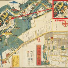 江戸時代の錦絵には、王子神社は、王子権現社と記されています。