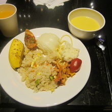 カジノ内でのお食事の一例